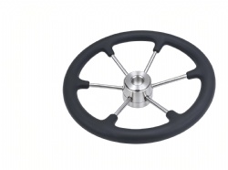 6-Spoke Polyurethane Grip Steering Wheel