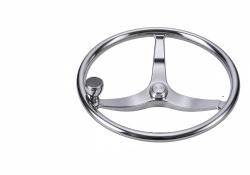 Heavy-Duty 3-Spoke Sports Steering Wheel