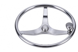 Lightweight 3-Spoke Sports Steering Wheel